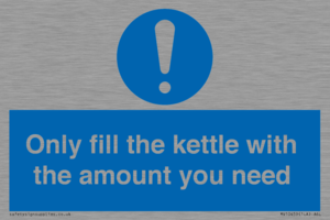 Only fill the kettle with the amount you need
